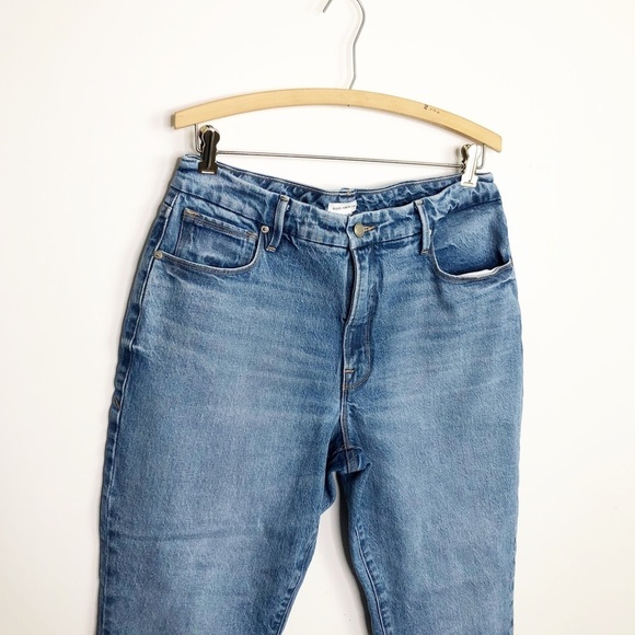 Good American high rise raw hem jeans - Picture 9 of 11